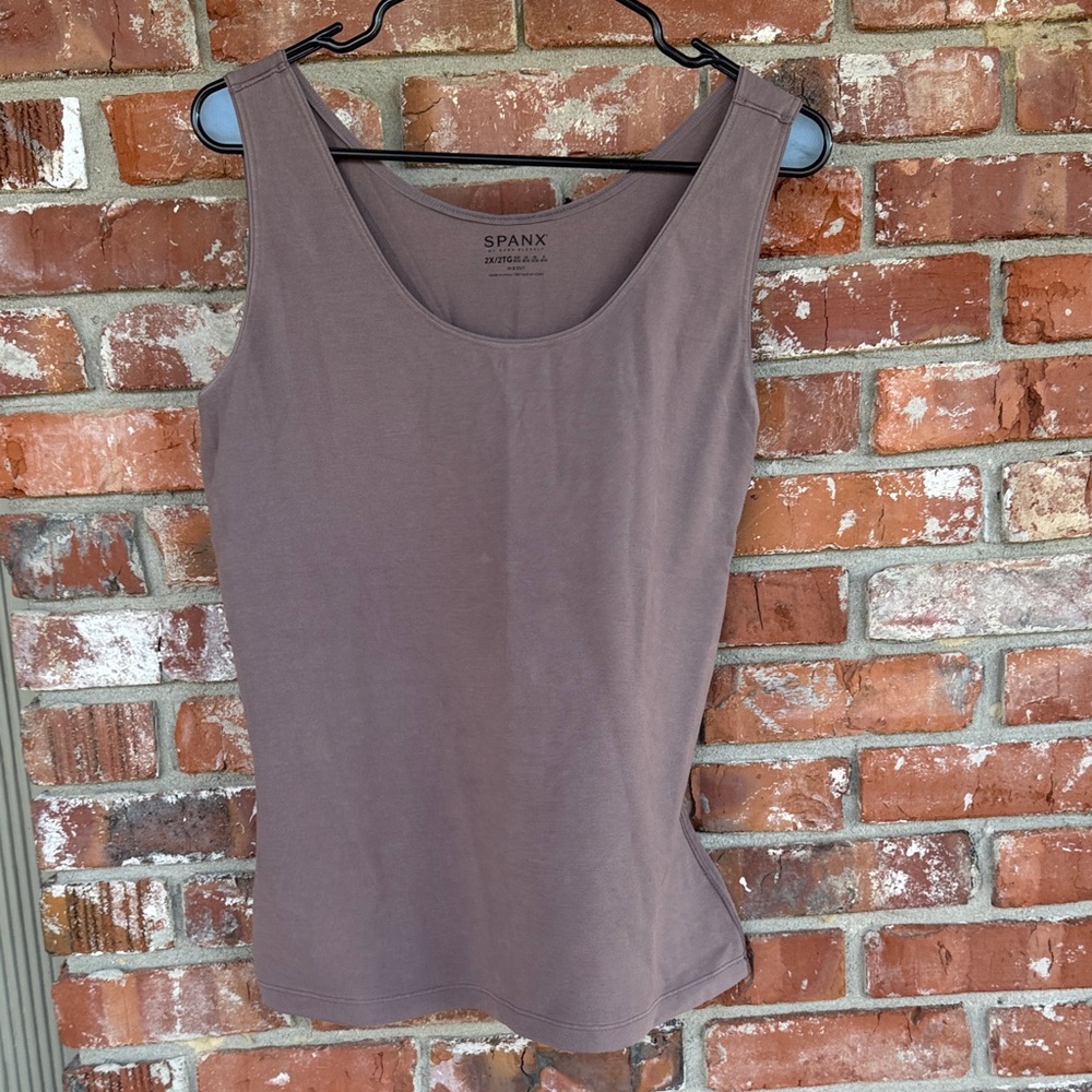 SPANX Women's Taupe Tank Top size 2X